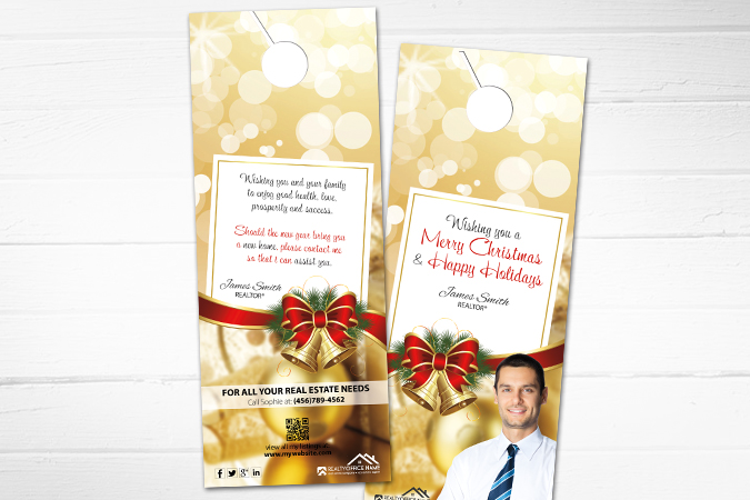 Real Estate Holiday Hangers, Realtor Holiday Hangers