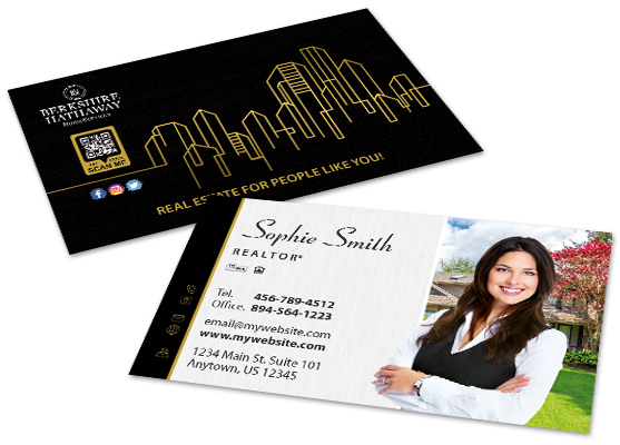 Berkshire Hathaway Business Cards, Berkshire Hathaway Cards, Berkshire Hathaway Modern Business Cards, Berkshire Hathaway Luxury Business Cards, Berkshire Hathaway Team Business Cards