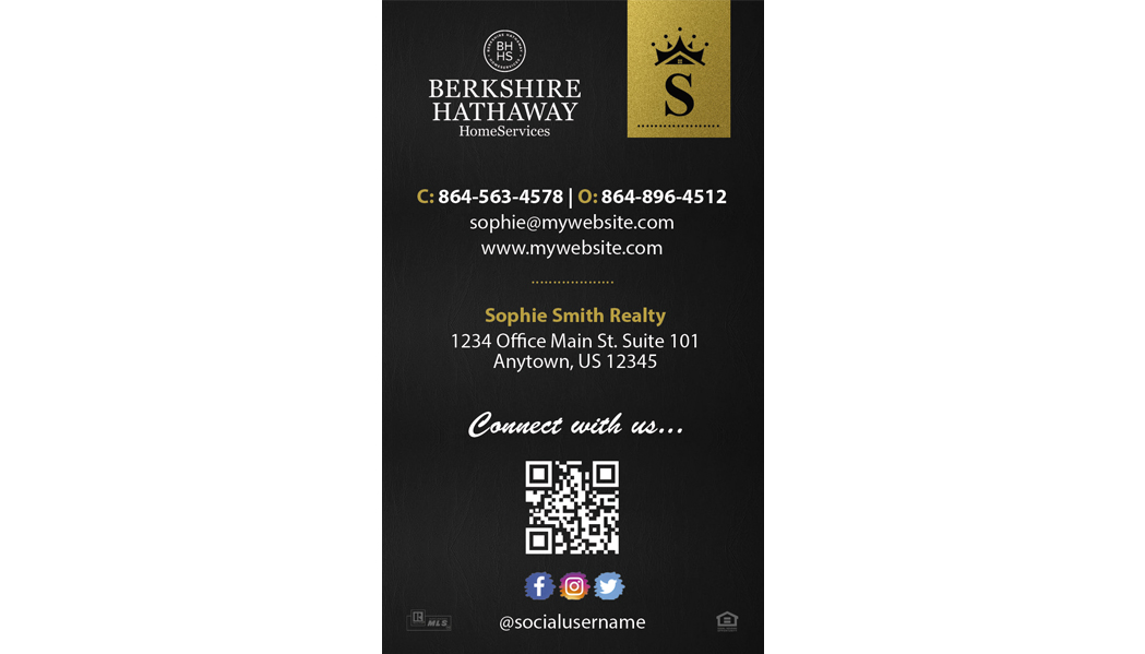Berkshire Hathaway Business Cards, Berkshire Hathaway Cards, Berkshire Hathaway Modern Business Cards, Berkshire Hathaway Luxury Business Cards, Berkshire Hathaway Team Business Cards