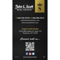 John L Scott Business Cards, John L Scott Cards, John L Scott Modern Business Cards, John L Scott Luxury Business Cards, John L Scott Team Business Cards
