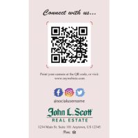 John L Scott Business Cards, John L Scott Cards, John L Scott Modern Business Cards, John L Scott Luxury Business Cards, John L Scott Team Business Cards