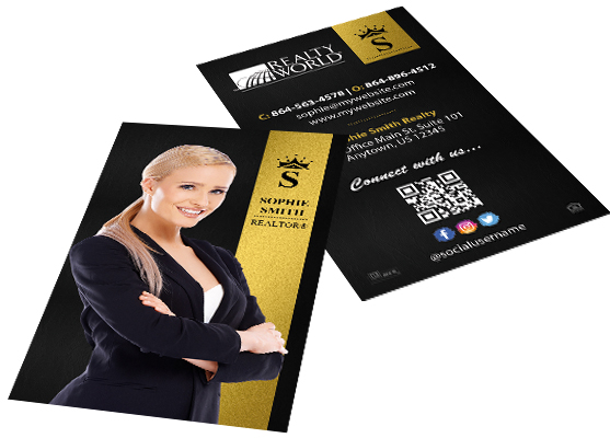 Realty World Business Cards, Realty World Cards, Realty World Modern Business Cards, Realty World Luxury Business Cards, Realty World Team Business Cards