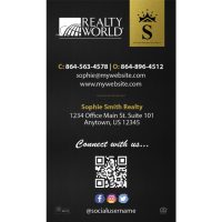 Realty World Business Cards, Realty World Cards, Realty World Modern Business Cards, Realty World Luxury Business Cards, Realty World Team Business Cards