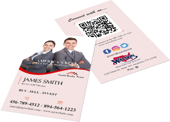 Watson Realty Business Cards, Watson Realty Cards, Watson Realty Modern Business Cards, Watson Realty Luxury Business Cards, Watson Realty Team Business Cards