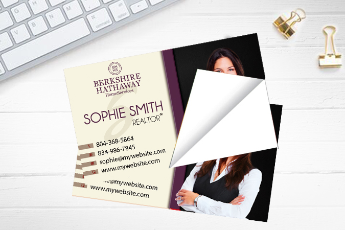 Berkshire Hathaway Business Card Stickers