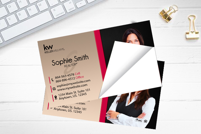 Keller Williams Business Card Stickers
