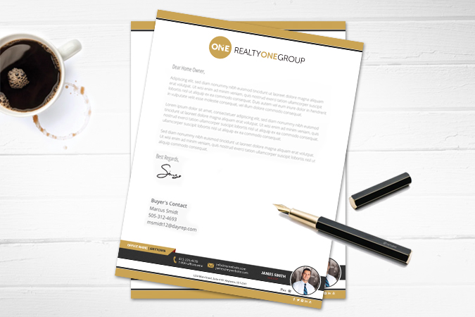 Realty One Group Letterheads