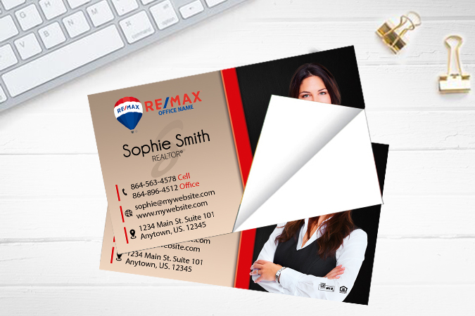 Remax Business Card Stickers
