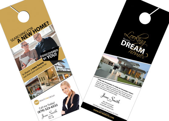 Realty One Group Door Hangers | Realty One Group Door Hanger Templates, Realty One Group Door Hanger designs, Realty One Group Door Hanger Printing