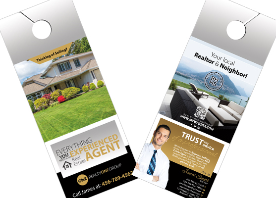 Realty One Group Door Hangers | Realty One Group Door Hanger Templates, Realty One Group Door Hanger designs, Realty One Group Door Hanger Printing