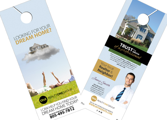 Realty One Group Door Hangers | Realty One Group Door Hanger Templates, Realty One Group Door Hanger designs, Realty One Group Door Hanger Printing