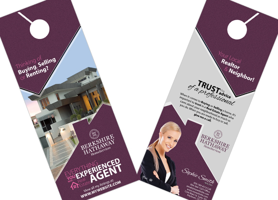 Realty One Group Door Hangers | Realty One Group Door Hanger Templates, Realty One Group Door Hanger designs, Realty One Group Door Hanger Printing