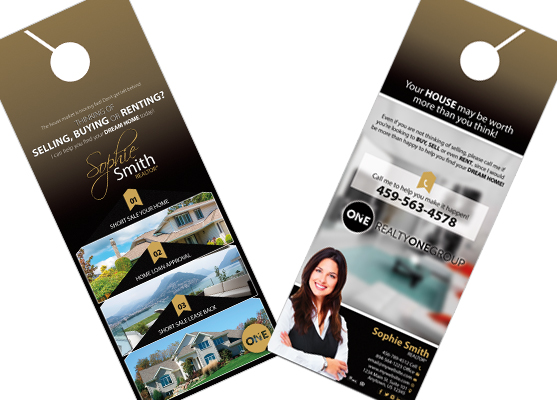 Realty One Group Door Hangers | Realty One Group Door Hanger Templates, Realty One Group Door Hanger designs, Realty One Group Door Hanger Printing