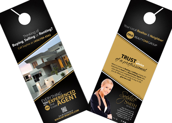 Realty One Group Door Hangers | Realty One Group Door Hanger Templates, Realty One Group Door Hanger designs, Realty One Group Door Hanger Printing