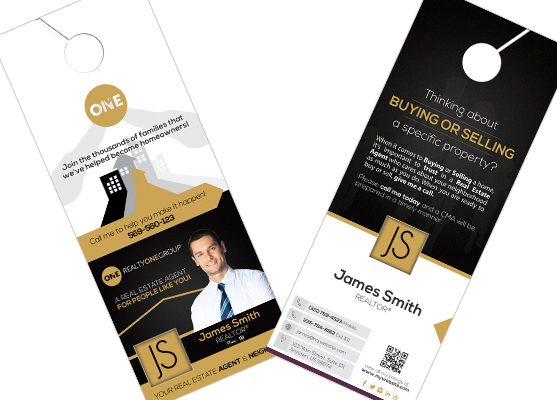 Realty One Group Door Hangers | Realty One Group Door Hanger Templates, Realty One Group Door Hanger designs, Realty One Group Door Hanger Printing