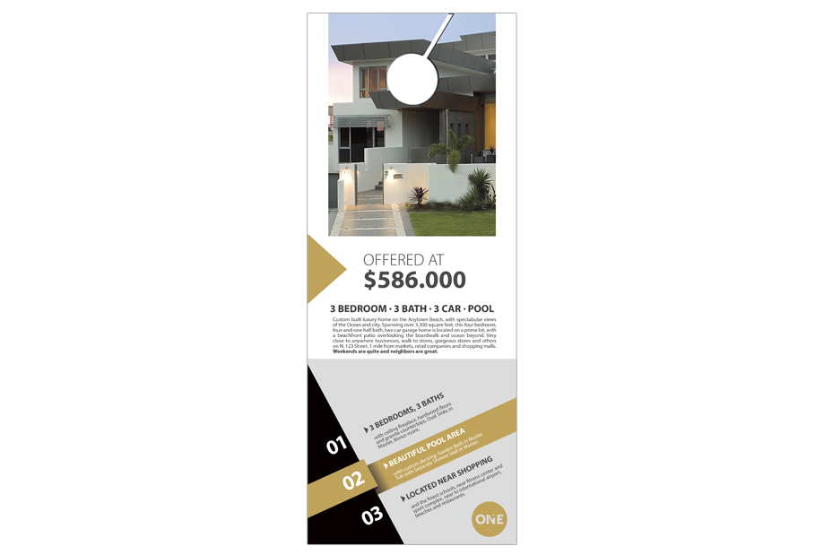Realty One Group Hangers, Realty One Group Realtor Hangers, Realty One Group Broker Hangers, Realty One Group Agent Hangers, Realty One Group Office Hangers