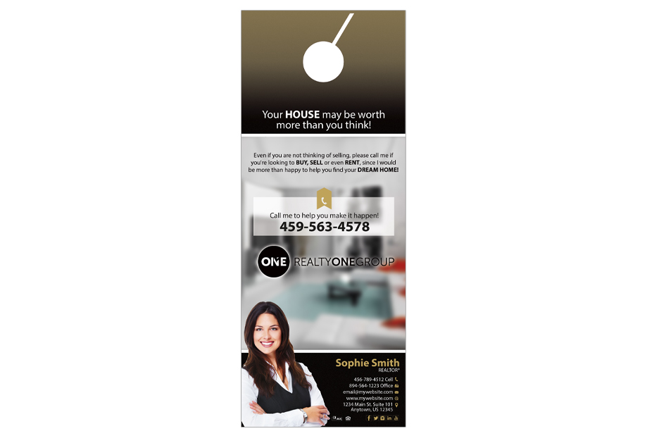 Realty One Group Hangers, Realty One Group Realtor Hangers, Realty One Group Broker Hangers, Realty One Group Agent Hangers, Realty One Group Office Hangers