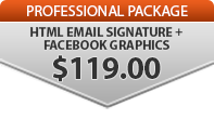 ○ Add HTML Email Signature & Facebook Graphs