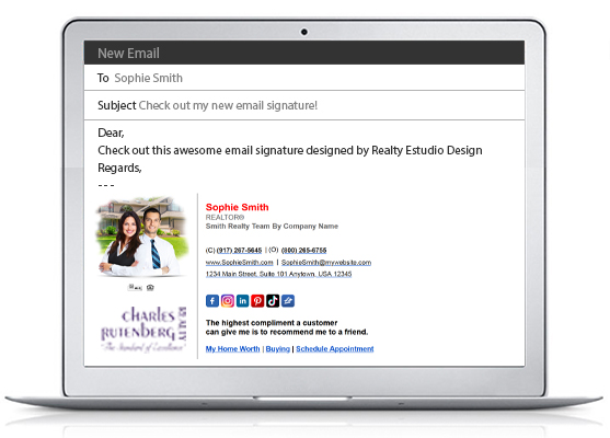 Charles Rutenberg HTML Email Signatures