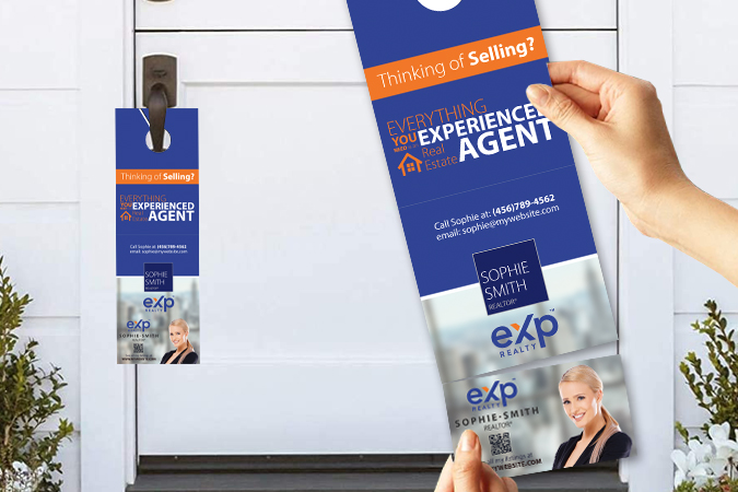 eXp Realty Door Hanger Tear Off Cards