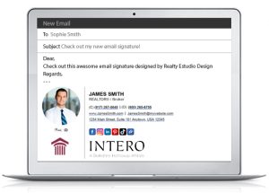 Intero Real Estate HTML Email Signatures | Intero Real Estate Clickable Email Signatures, Intero HTML Signatures, Intero Clickable Email Signatures