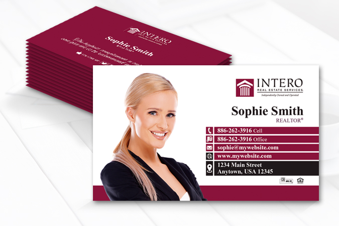Intero Real Estate Business Cards