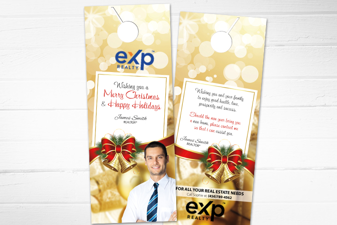 eXp Realty Holiday Door Hangers