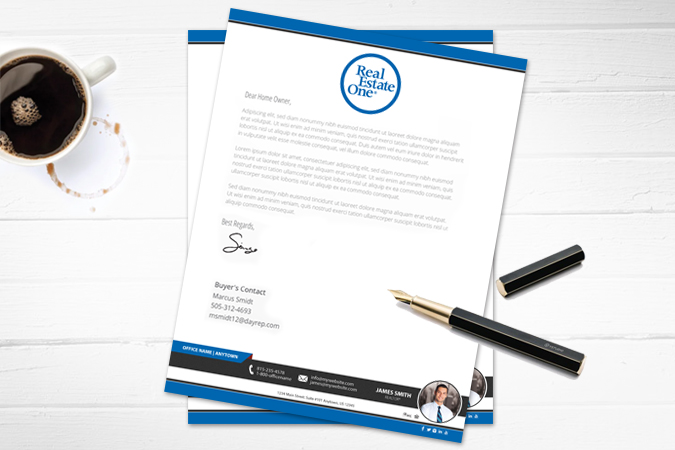 Real Estate One Letterheads