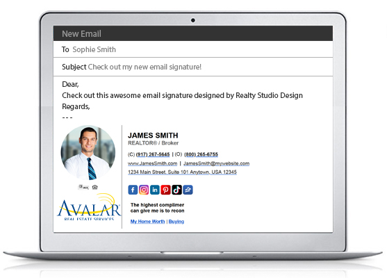 Avalar HTML Email Signatures | Avalar Clickable Email Signatures, Avalar HTML Signatures, Avalar Clickable Signatures, Avalar HTML Signature Templates