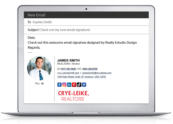 Crye-Leike Realtors HTML Email Signatures | Crye-Leike Realtors Clickable Email Signatures, Crye-Leike HTML Signatures | Crye-Leike Clickable Signatures