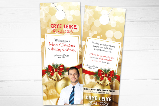 Crye Leike Realtors Holiday Door Hangers