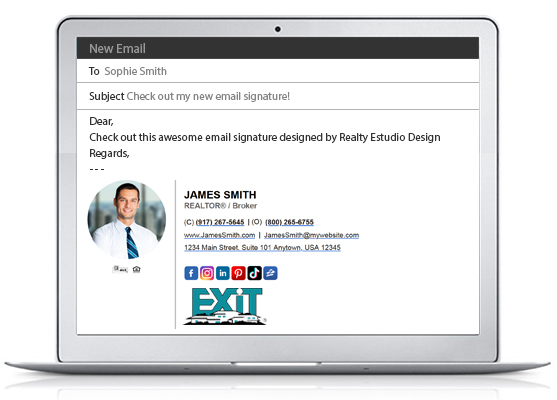 Exit Realty HTML Email Signatures | Exit Realty Clickable Email Signatures, Exit Realty HTML Signatures | Exit Realty Clickable Signatures