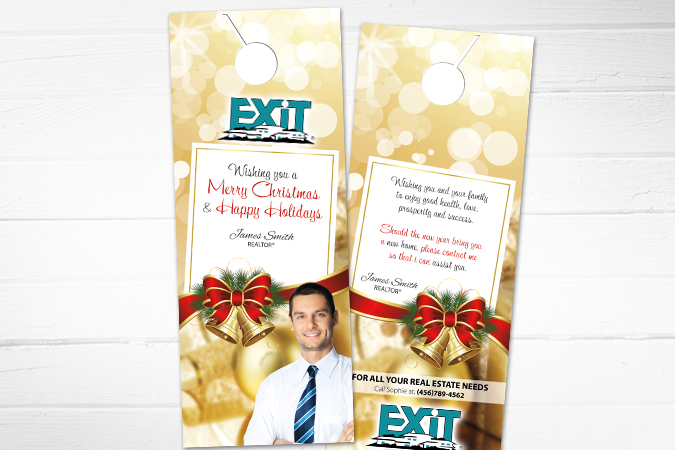 Exit Realty Holiday Door Hangers