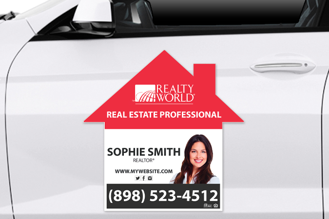 Realty World Car Magnets