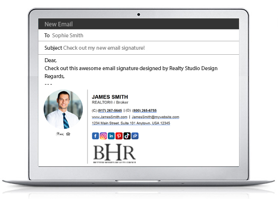 Better Homes Realty HTML Email Signatures | Better Homes Realty Clickable Email Signatures, Better Homes Realty HTML Signatures