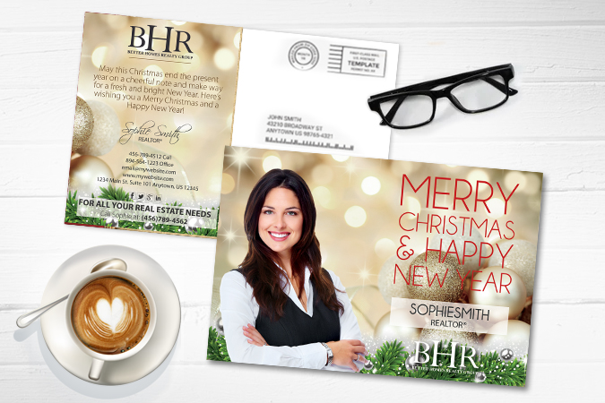 Better Homes Realty Holiday Postcards