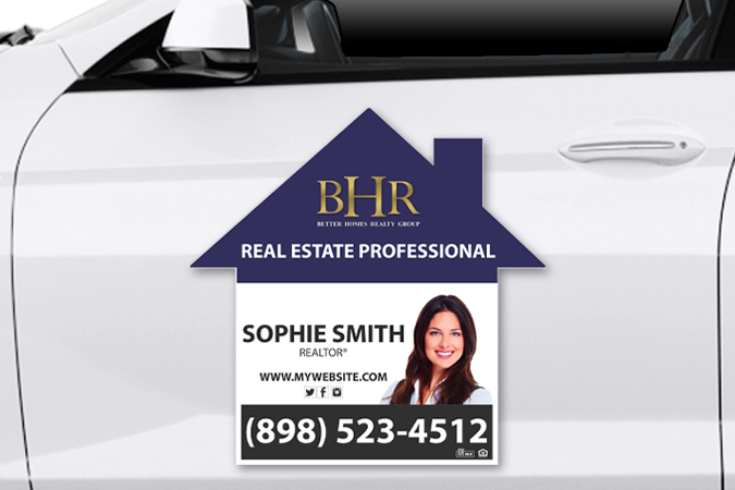 Better Homes Realty Car Magnets
