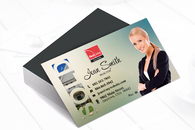 Real Living Magnetic Business Cards