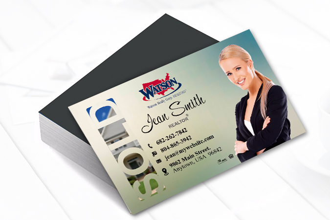 Watson Realty Magnetic Business Cards