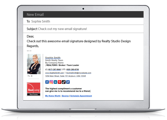 Real Living HTML Email Signatures | Real Living Clickable Email Signatures, Real Living HTML Signatures | Real Living Clickable Signatures