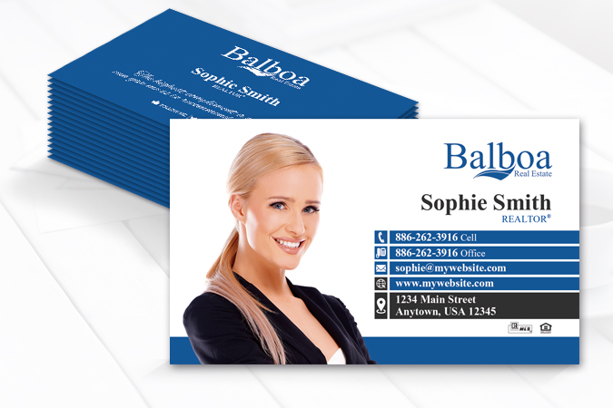 Balboa Real Estate Business Cards