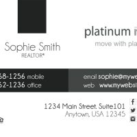 Platinum Realty Business Cards, Platinum Realty Agent Business Cards, Platinum Realty Realtor Business Cards, Platinum Realty Office Business Cards, Platinum Realty Broker Business Cards