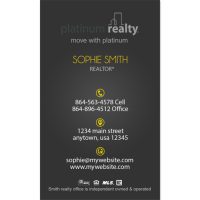 Platinum Realty Business Cards, Platinum Realty Agent Business Cards, Platinum Realty Realtor Business Cards, Platinum Realty Office Business Cards, Platinum Realty Broker Business Cards